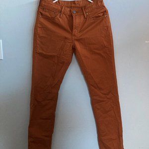Levis 511 Rust Jeans
